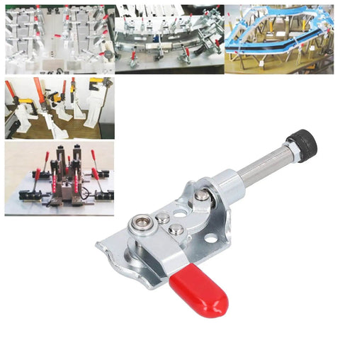 Stainless Steel Toggle Clamp With Quick Release 88.2 Lb Holding Capacity Welding Fixture Beefy Heavy Duty Clamp For Secure Fastening Durable Grip Easy Release Pro Grade Quality For Reliable Welding Jobs