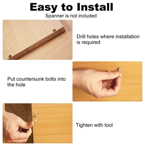 Installation guide for M2 By 6mm Flat Head Socket Cap Screws 100 Pack Durable 304 Stainless Steel 18 8 Machine Screws Flat Countersunk Bolts.