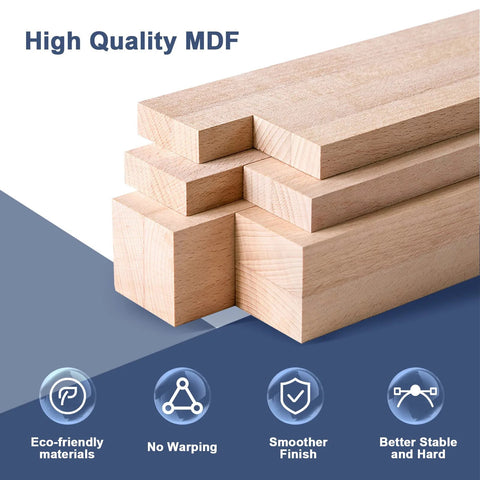 Stacked high quality MDF wooden panels with smooth finish and no warping, part of Frosted Glass Bifold Closet Doors Kit.