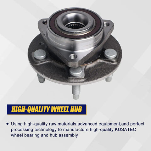 Wheel Bearing Hub Assembly 513282 2Pcs Front Rear With Encoder ABS For Cadillac CTS 2008 2014 2018 2019 XTS part close-up
