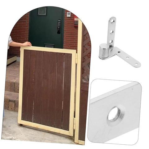Heavy Duty Stainless Steel Hidden Door Pivot Hinges For Smooth Operation With Automatic Rebound Design on gate setup