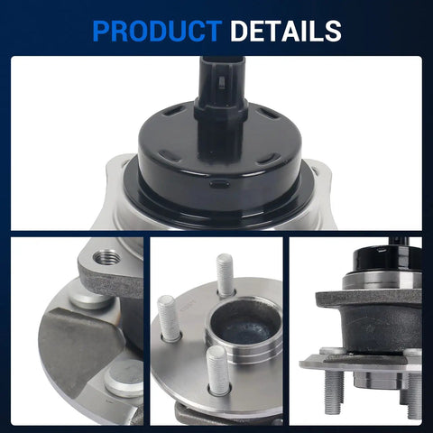 Pair Rear Wheel Bearing Hub Assembly For Toyota Corolla 2003 Through 2008 Prius 2004 Through 2009 Celica 2000 Through 2005 Matrix