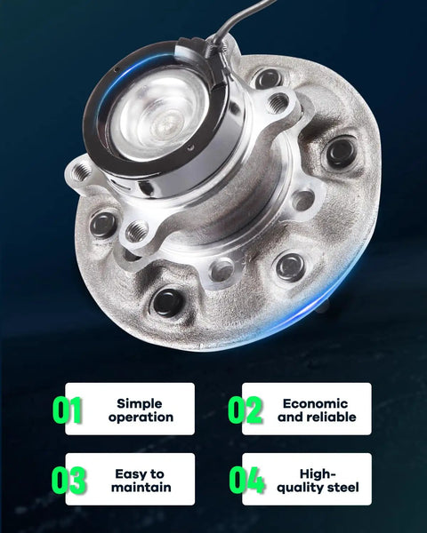 Front Right Wheel Hub Bearing Assembly 515107 For Chevy Colorado GMC Canyon Isuzu I Series 2004 2008 RWD 2.8L 2.9L 3.5L 3.7L Engines Easy Install Durable Replacement in high-quality steel with mounting holes and ABS sensor compatibility.