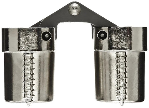 Invisible Hinge Model 216 For Doors 1.375 To 1.75 Inches Thick, Sleek 180 Degree Swing, Fire Rated 20 Minutes, Fully Mortised Concealed Hinge With Non Removable Pin, Zinc Satin Nickel Exterior Finish, Model 216US15 By SOSS