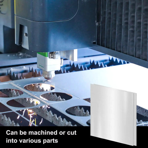 Machine cutting 2 Pack 4x6 Inch 1/16 Inch 304 Stainless Steel Sheets 16 Gauge Metal Shim Plates For Kitchen DIY Crafting
