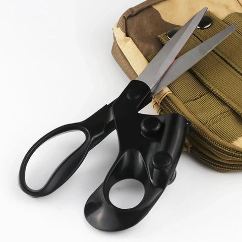 Laser Guided Scissors For Precise Fabric And Paper Cuts With Pro Grade Built In Laser Guide Ergonomic Handle Magnetic Storage