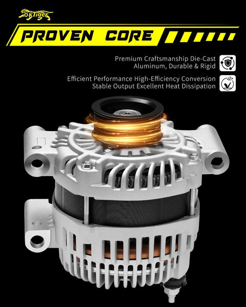 Beefed Up 3.0L 12V 150A Alternator With 6 Groove Pulley For Ford Fusion SE SEL Escape Limited XLT Mazda Tribute S Mercury Mariner 2010