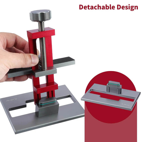 Three In One Cabinet Door Mounting Jig With Support Base For Frameless Or Face Frame Cabinets, detachable aluminum design