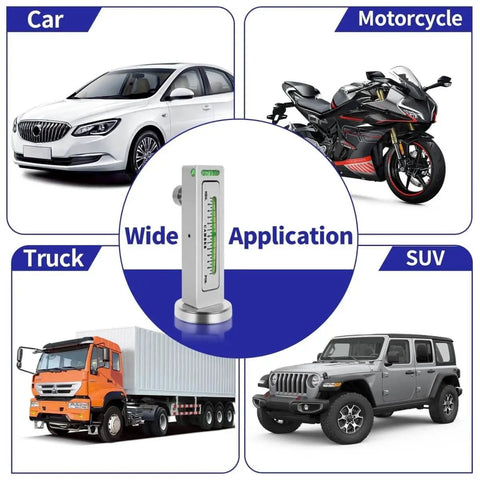 Adjustable Magnetic Wheel Alignment Gauge Tool For Camber Caster And Toe Measurements, applicable for car, motorcycle, truck, SUV.