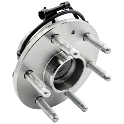 Front Wheel Bearing Hub Assembly For 2WD Only Fits Chevy Tahoe Silverado 1500 Suburban Avalanche Express And GMC Yukon XL 1500 Sierra Savana Cadillac Escalade With ABS 6 Lug Durable High Grade Hub Bearing For Smooth Rotation And Long Life