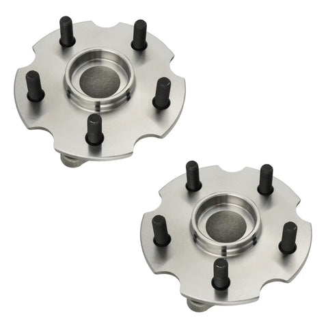 Pair of metal rear wheel bearing and hub assembly with ABS 512372 for 2006-2018 Toyota RAV4 rear and compatible Lexus models