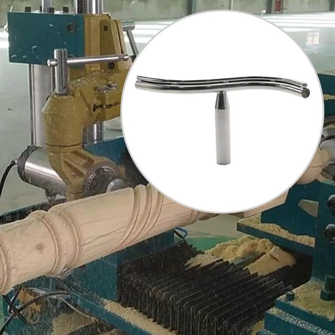Curved Lathe Tool Rest For Woodworking Fits 1 Inch Post And 25mm Post, 11.8 Inch Span And 5.11 Inch Height, Stainless Steel Durability