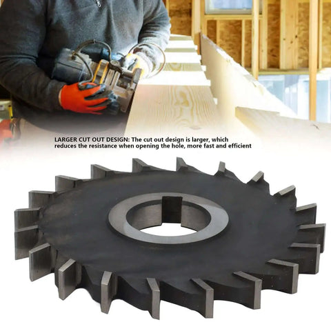 Pro Grade High Speed Steel Gear Cutter Set for Metalworking Disc Milling Cutters Gear Cutting Tool 125mm Diameter 12mm Tooth Width