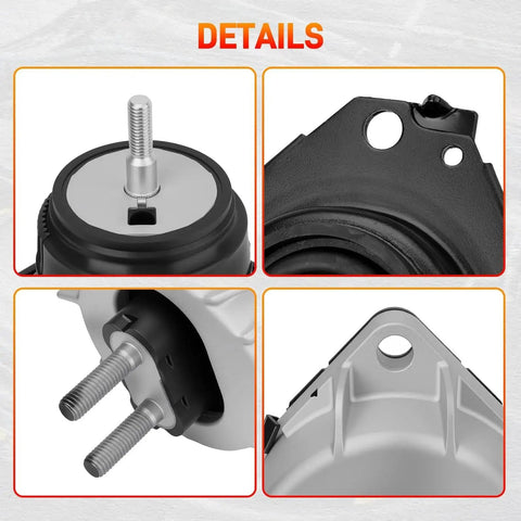 Details of Engine And Transmission Mount Set Of 3 For 2011-2019 Jeep Grand Cherokee And Dodge Durango 3.6L 5.7L RWD Drop-In Fit