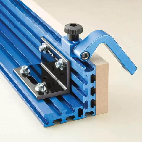 All In One Aluminum T Track Fence System For Woodworking A 36 Inch Universal Track With 3 Inch Multi Track On Every Face