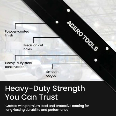 Sheet Metal Bender 24 Inch Folding Tool For HVAC Roofing And Siding Projects with steel construction and precision cut holes.