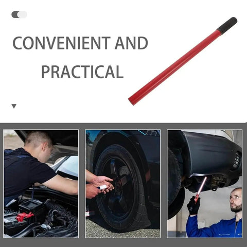 Hydraulic Bottle Jack Handle Replacement For Floor Jacks Red Vertical Car Jack Handle Sleeve Portable Durable 2T To 3T Capacity