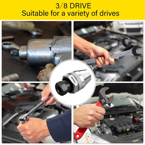 Broken Bolt Remover And Stud Extractor For One Quarter To One Half Inch Rounded Fasteners Hexagonal Flat Design Tools in use