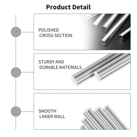Round High Speed Steel Lathe Bar Stock 6mm by 200mm 60 HRC Precision Machining Rod with polished cross-section, shown close-up