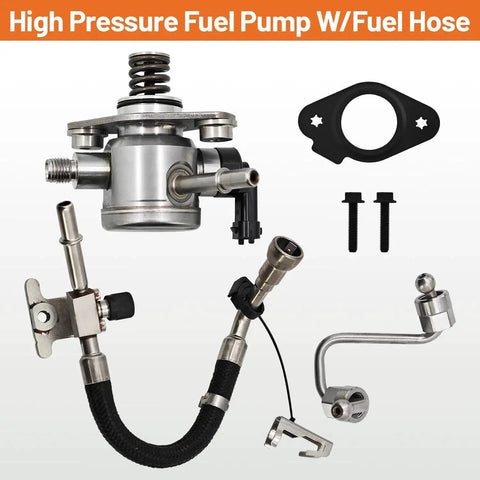 High Pressure Fuel Pump With Fuel Hose Kit For Chevy Equinox 2010 2017 GMC Terrain Buick Regal 2012 2017 2.4L Fits Like A Dream