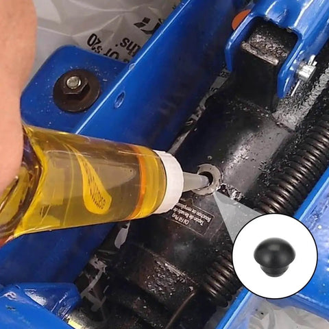 12 Piece Bottle Jack Rubber Plugs For Floor And Hydraulic Jacks Oil Filler Replacement Plugs Seals Oil Reservoir Filler Hole And Prevents Leaks Fits Five Sixteenth Inch Holes Durable Rubber Construction Great For Pro Shops And DIY installed in jack