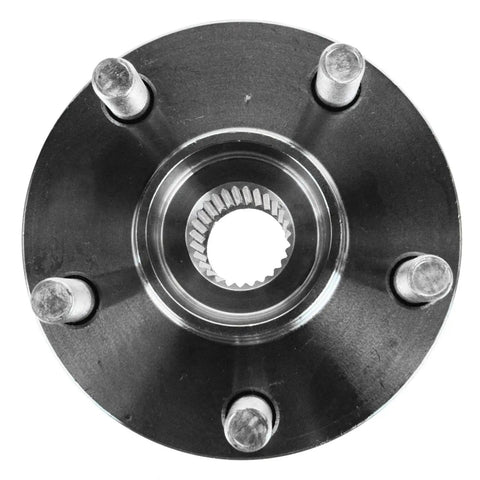 Top view of a wheel hub from the 2 Front And 2 Rear Wheel Bearing And Hub Assemblies Set For 2009 To 2013 Forester 2012 To 2013 Impreza