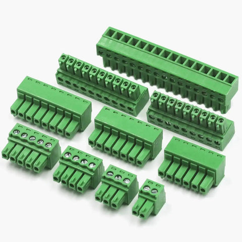 20 Pack 3.81mm 3 Pin Quick Connector PCB Screw Terminal Block Plug For 28 To 16 AWG Cable Easy Screw Wiring No Solder Required Durable Terminal Connector Kit