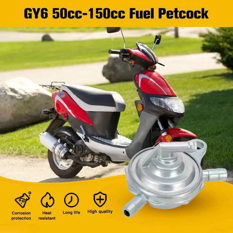 GY6 Vacuum Fuel Pump Petcock 3 Port Replacement For 50cc 125cc 150cc Engines Must Have For Most Chinese Scooters Mopeds