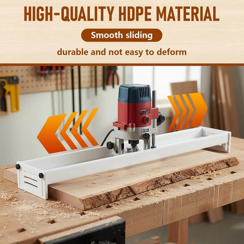 Router Sled For Flattening Slabs 48 Inch With HDPE Benchtop Slab Flattening Jig Adjustable Trimming Planing Machine in use