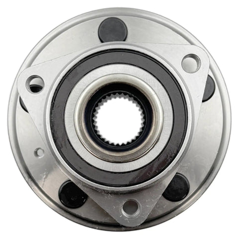 Top view of Cadillac Wheel Bearing And Hub Assembly 2Pcs Set For 2008 2019 CTS XTS Camaro And Impala, durable alloy construction.