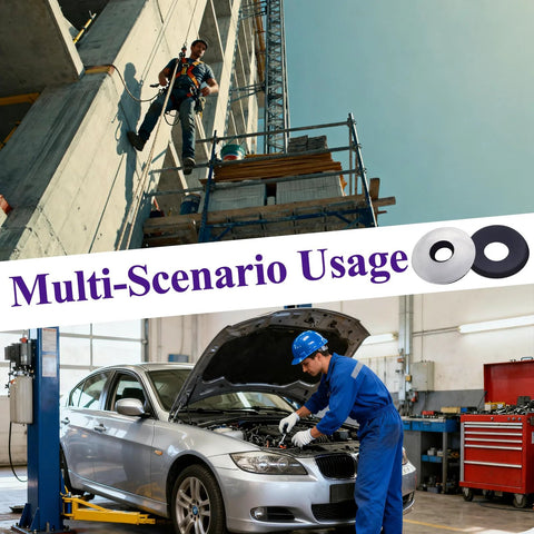 Ranstac #14x1 stainless steel neoprene EPDM bonded sealing washers, 2 shown for screws and bolts.