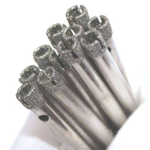 Close-up of 5mm Diamond Coated Drill Bit Set For Glass Ceramic Tile Marble And Granite 3 By 16 Inch Hole Saw Bits Pack Of 20