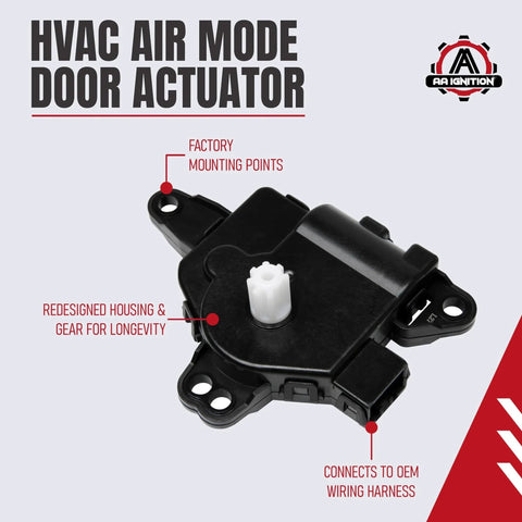 HVAC Mode Actuator Vent Control Left Main Replacement For Hyundai And Kia Vehicles Fits Azera Elantra Sonata Part 971573SAA0