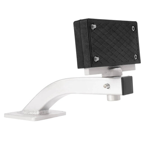 Universal 90 Degree Adjustable Trolling Motor Bracket for Clamp-On Motors Deck Mount Fits Kayaks Canoes and Small Boats installation