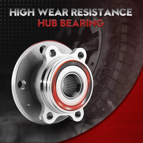 2 Pack Front Wheel Bearing Hub Assembly Replacement For Audi And VW Cars With ABS 5 Lug Fits A3 Quattro TT Beetle CC Golf GTI