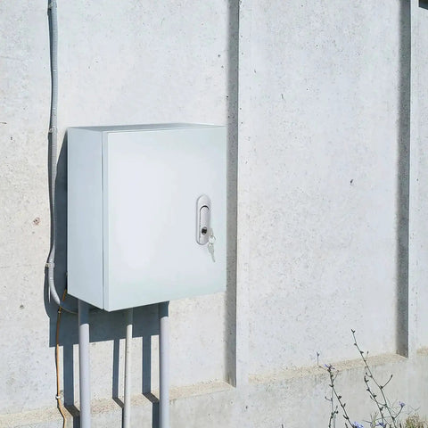 Weatherproof Wall Mounted Electrical Enclosure Box 250x300x140mm Thickened Metal Cabinet for outdoor use