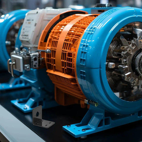 Heavy Duty L Shape Motor Mount Bracket For 775 Motors With Solid Iron Construction And Easy Install Durable Pro Grade Stand shown on machinery