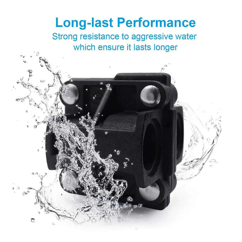 Universal Pressure Balancing Cartridge Replacement For One Half Inch Single Handle Shower Valves Compatible With Kohler GP500520 GP77759 GP77886 GP71969 Rite Temp Bath And Shower Valve Replacement Part For Retrofit And Home Renovation, shown with water resistance feature.