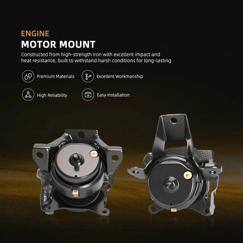 Front view of heavy duty Engine Motor Mount Set Fits Escalade ESV 2015 to 2019 Silverado 1500 2014 to 2018 Yukon 2015 to 2019