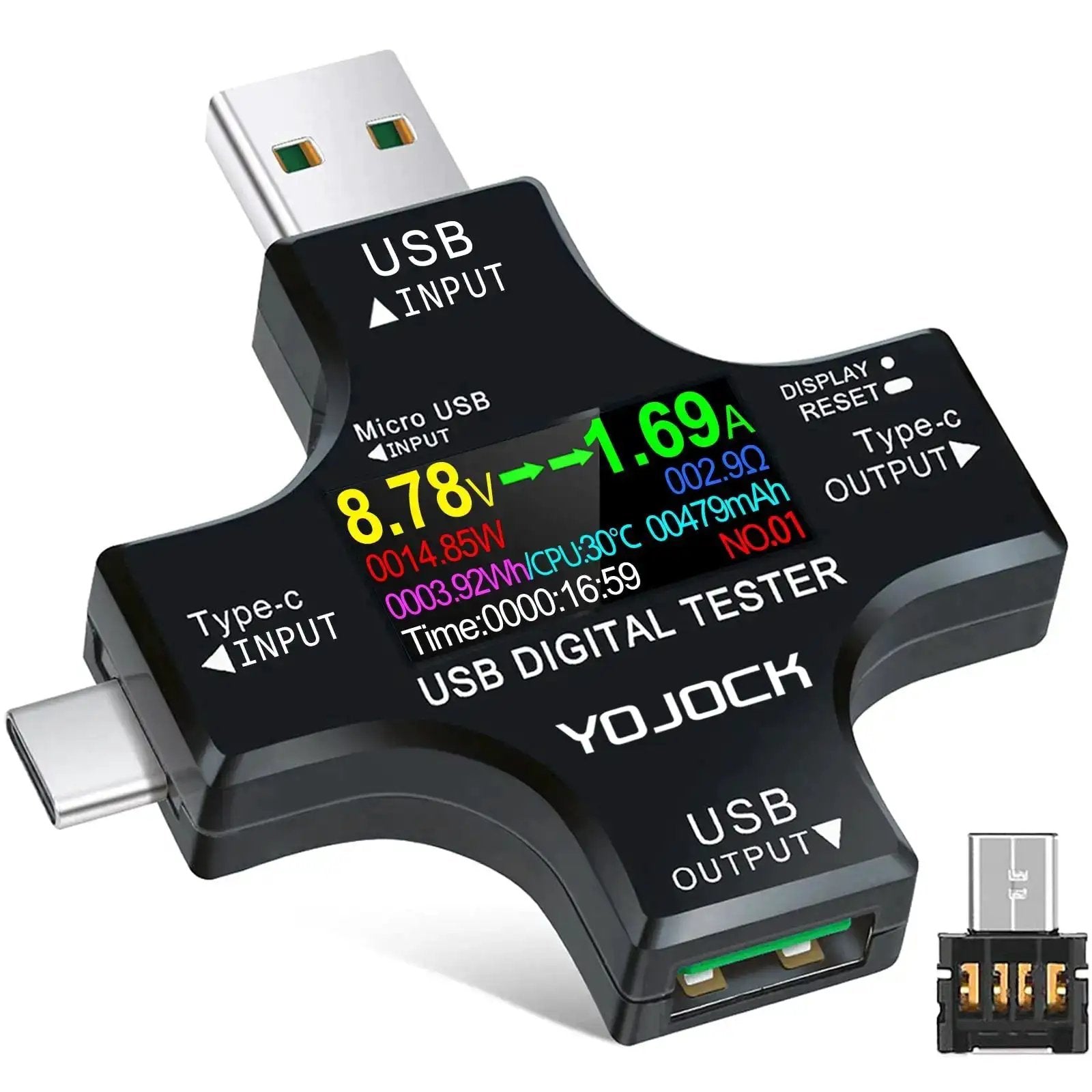 USB C Power Meter And Voltage Current Tester 2 In 1 🍁 ...