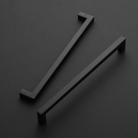 18 Pack 10 Inch Square Cabinet Handles Matte Black Pulls For Kitchen Cabinets And Drawers Center To Center 10 Inches