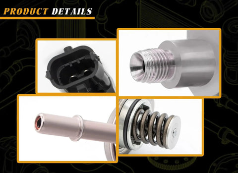 Detailed components of Drop In High Pressure Fuel Pump For GM 2.4L 2010 To 2017 Vehicles Including Buick LaCrosse Verano