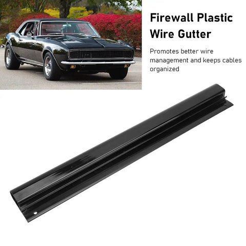 Heavy Duty Firewall Wire Duct 13 Inch Gutter Channel Replacement For Nova 1965 1972 Made From ABS Plastic With Screws