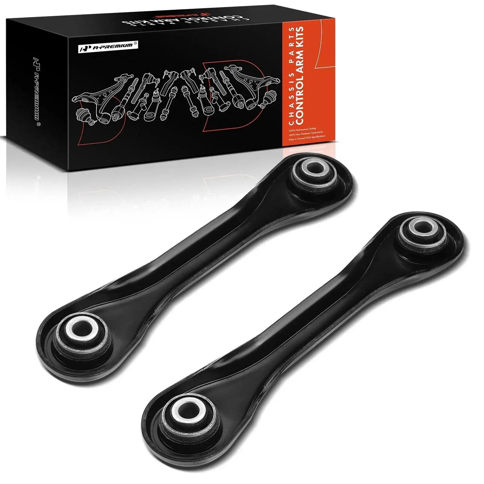 Two Beefed Up Rear Forward Lower Control Arms With Pre...