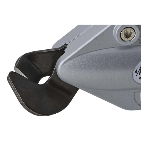 Close-up view of TSHD Turboshear Heavy Duty Metal Cutting Attachment For Drills, featuring replaceable blades for steel cutting.