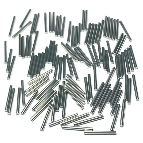 100 Pack 2mm By 20mm Dowel Pins Metal Dowel Pins M2 For Wood Furniture Shelves 304 Stainless Steel Shelf Pegs Bunk Bed Pegs
