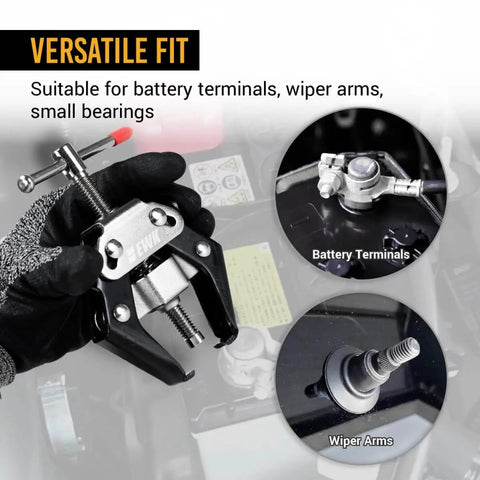 Pro Grade Auto Wiper Arm Puller And Battery Terminal Tool Adjustable Damage Free No Sweat Remove Rusted Stuck Wiper Arms