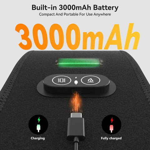 Cordless Wrist Hand Heating Pad Massage For Carpal Tunnel Relief With 3000mAh Battery Charging