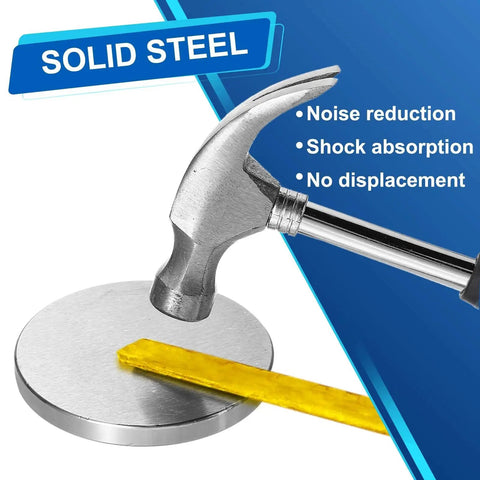 Durable 30x50x10mm Steel Bench Block For Jewelry Making With Precision Ground Flat Surface No Holes Sturdy Solid Steel