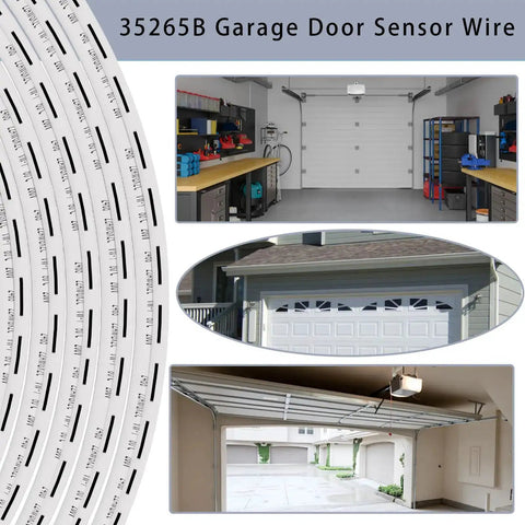 Universal 100 Ft 22 AWG 2-Conductor Garage Door Opener Wire For Sensors, Control Station, And Doorbell Wiring Replacement